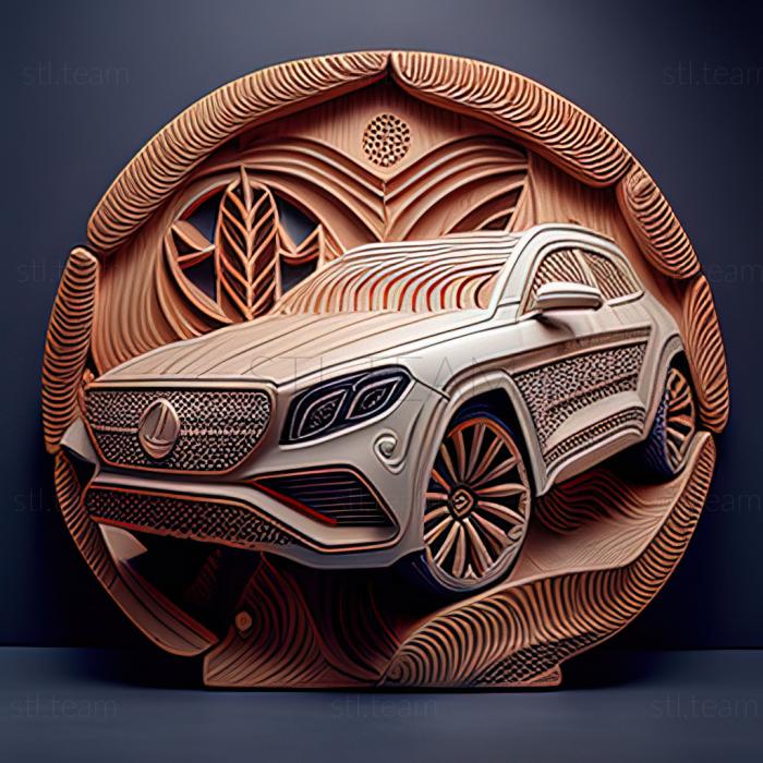 3D модель Позашляховик Mercedes Benz EQS (STL)